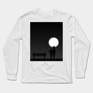 MOON BEHOLDING Long Sleeve T-Shirt